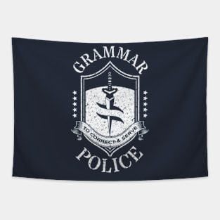 Grammar Police To correct And Serve Tapestry