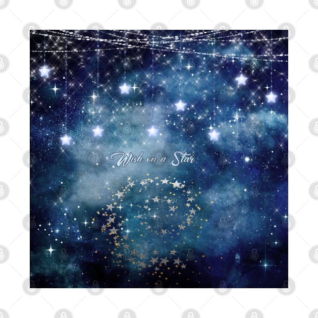 Wish on a Star Night Sky by PurplePeacock