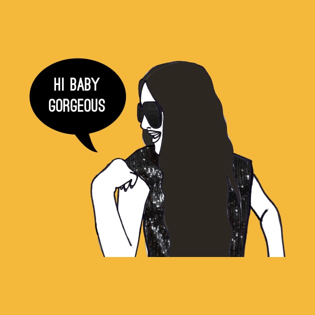 Hi Baby Gorgeous by Katsillustration