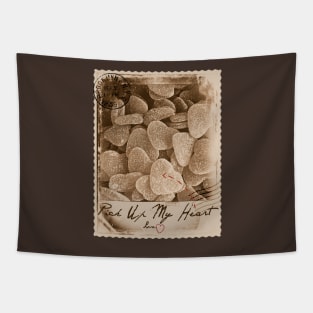 Pick Up My Heart (Sepia) Tapestry