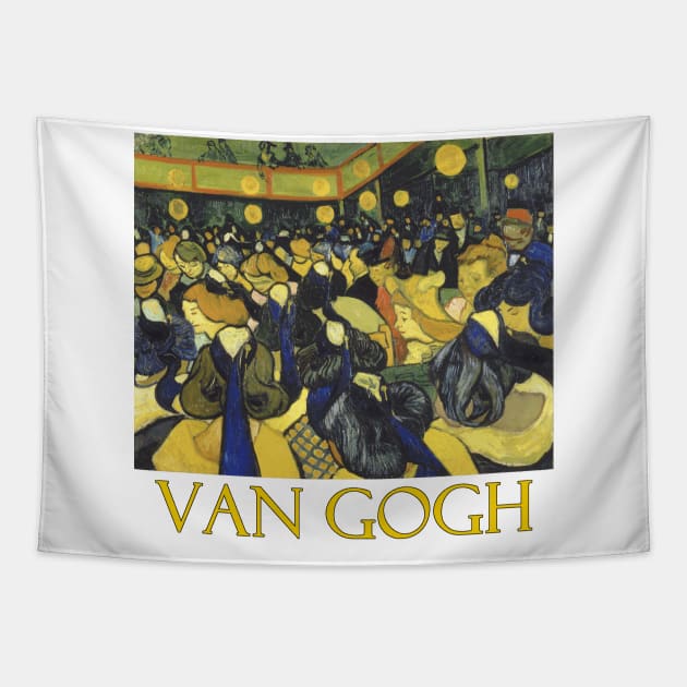 The Dance Hall in Arles by Vincent van Gogh Tapestry by Naves