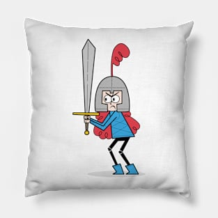 En Garde! Red Knight Pillow