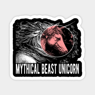 Mythical Beast Unicorn Magnet