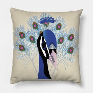 Peacock Art design Pillow