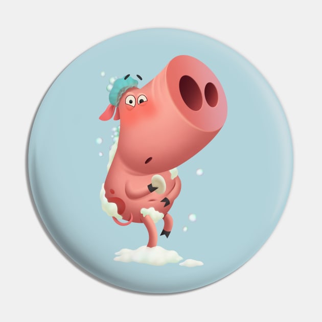 Piggy shower Pin by Baydaku