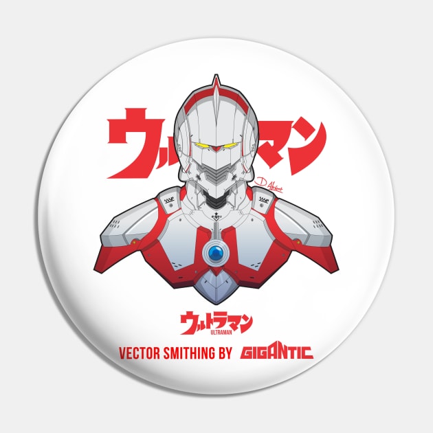 Ultraman Pin by GIGANTIC_id