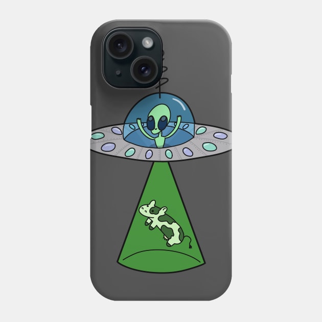 Alien UFO Phone Case by Jamtastic