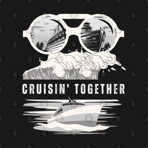 Retro Cruisin' Together - Family Cruise by Cute Pets Graphically