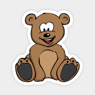 Cute Teddy Bear Cartoon Magnet