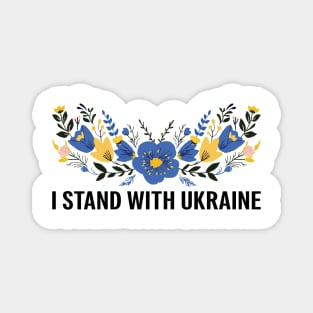 I Stand With Ukraine, Anti Trump, Ukraine Support Magnet