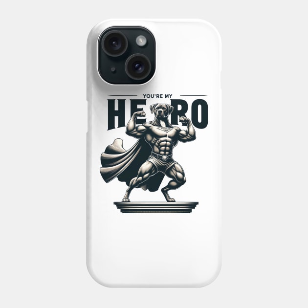 Canine Caped Crusader Phone Case by EternalEntity