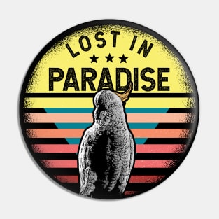 Lost in Paradise Cockatoo Pin