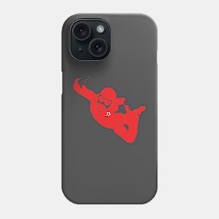 Skydiving freely Phone Case