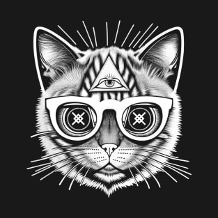 Shaman Kitty Illuminati T-Shirt
