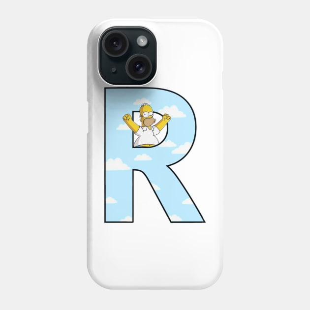 Simpsons letter Phone Case by ZoeBaruch