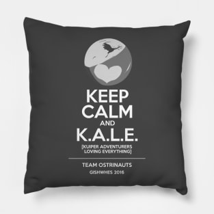 Ostrinauts - Keep Calm and K.A.L.E. (version 2) Pillow