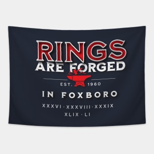 Rings are Forged in Foxboro Tapestry