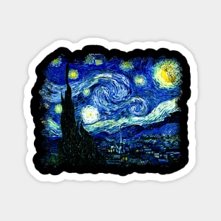 The starry night - Vincent van Gogh Magnet