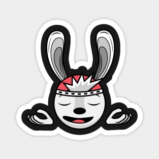 Relaxing Jackrabbit Engarde Magnet