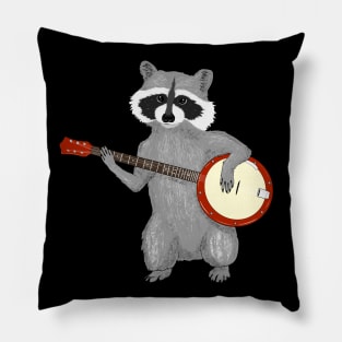 Racoon plays the Banjo Pillow