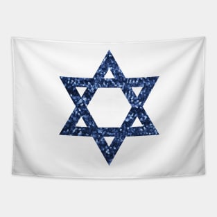 sequin print star of david Tapestry