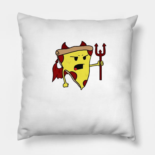 The Pizza Devil Pillow by LA Concessions