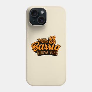 New York El Barrio  - El Barrio Spanish Harlem  - El Barrio  NYC Spanish Harlem Manhattan logo Phone Case