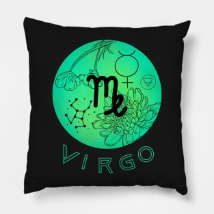 Virgo Emblem Pillow