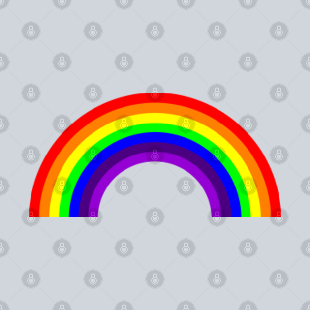 Rainbow on Light Grey / Gray - Rainbow - Tragetasche | TeePublic DE