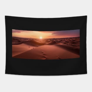 Sahara desert at sunset Tapestry