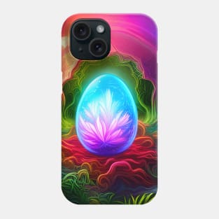 Neon Egg in Fairy Garden Phone Case