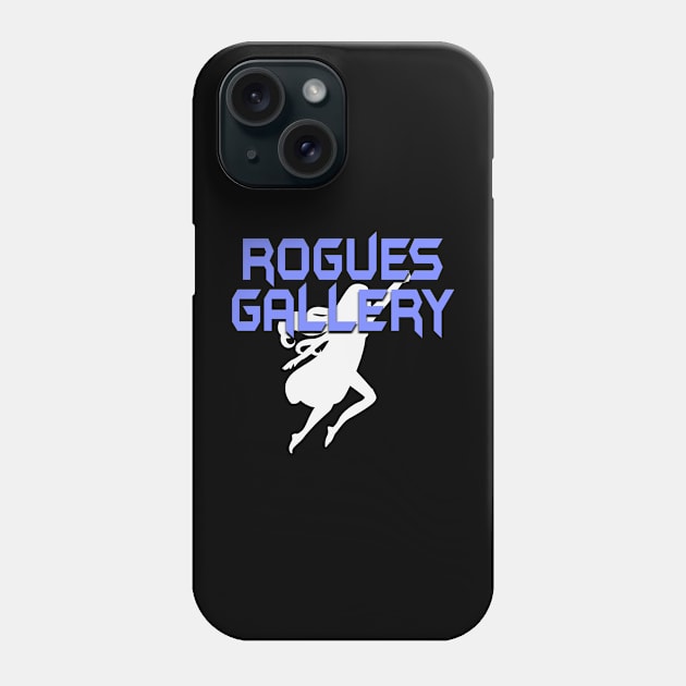 ROGUES GALLERY Female (White Silhouette) Phone Case by Zombie Squad Clothing