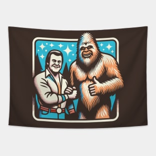 Conway Twitty & Sasquatch Tapestry