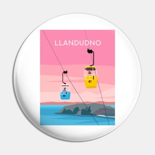 Llandudno Cable Cars - The Great Orme, North Wales in Pink Pin