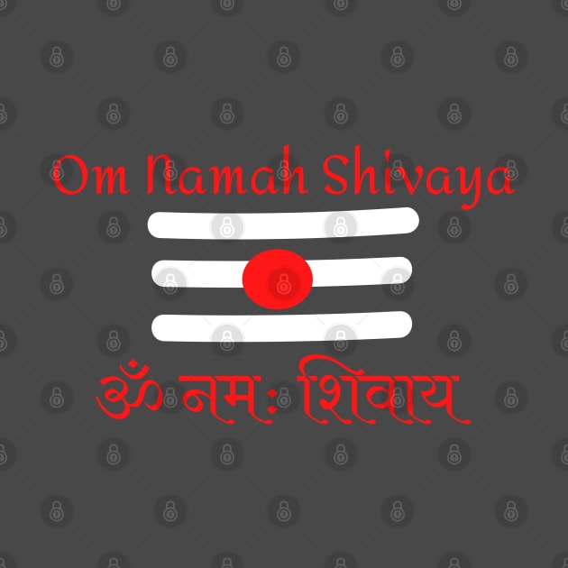 Om Namah Shivaya Tilak by BhakTees&Things