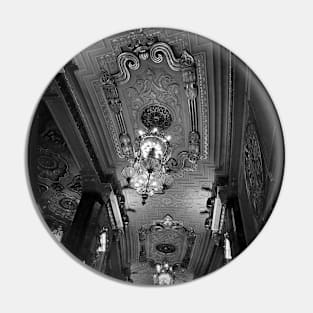 Oriental Theater, Chicago - Black & White Pin