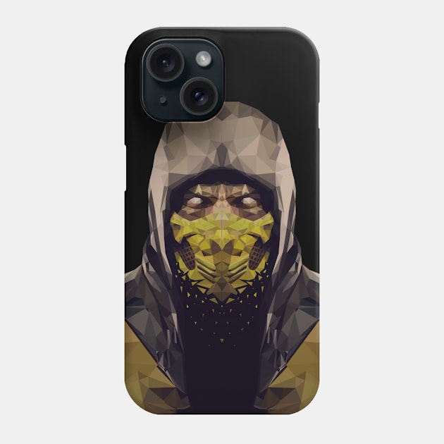 Scorpion in Lowpoly Style Phone Case by mylistart