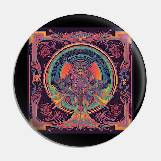 Progressive Rock Band Art Pin by Klau