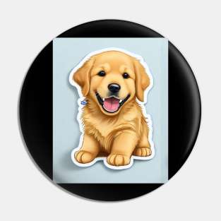 Golden Retriever Pin