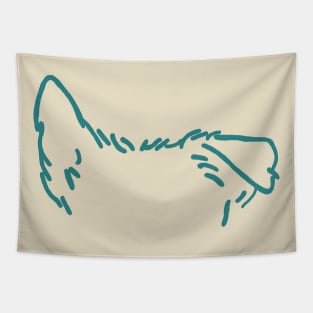 One Floppy Dog Ear Tapestry