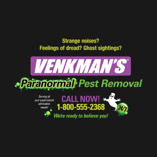 Venkmans Paranormal Pest Removal T-Shirt