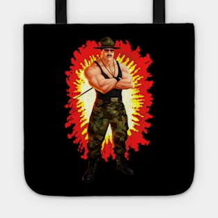 Sergeant SGT Slaughter GI Joe toy art card Tote