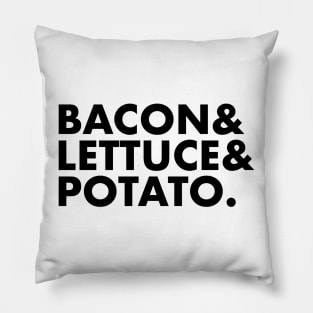 Bacon & Lettuce & Potato Pillow