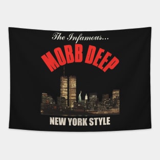 Mobb Deep 90s Hip Hop New York Skyline Tapestry