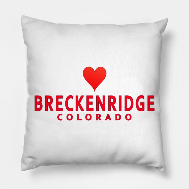 Breckenridge Colorado Pillow by SeattleDesignCompany