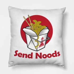 Send Noods - Funny Chinese Noodle Lover Gift Pillow