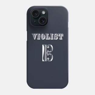 Violist with Alto Clef Phone Case