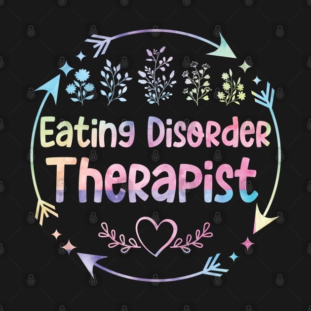 Eating disorder Therapist cute floral watercolor by ARTBYHM