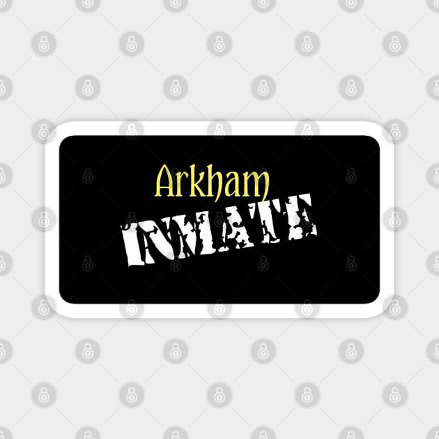 Arkham Inmate Magnet by Psychosis Media