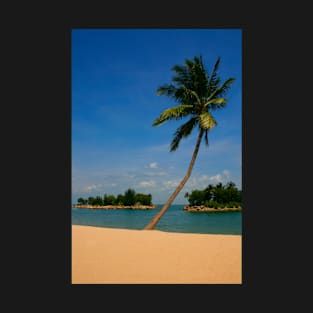 Tropical Palm on the Beach T-Shirt